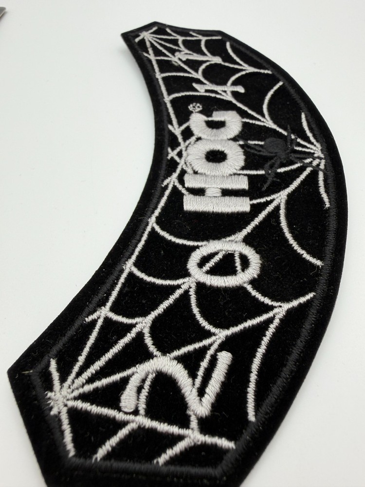 2011 Harley Davidson Owners Group Biker Patch Spider Web Member Iron On Felt