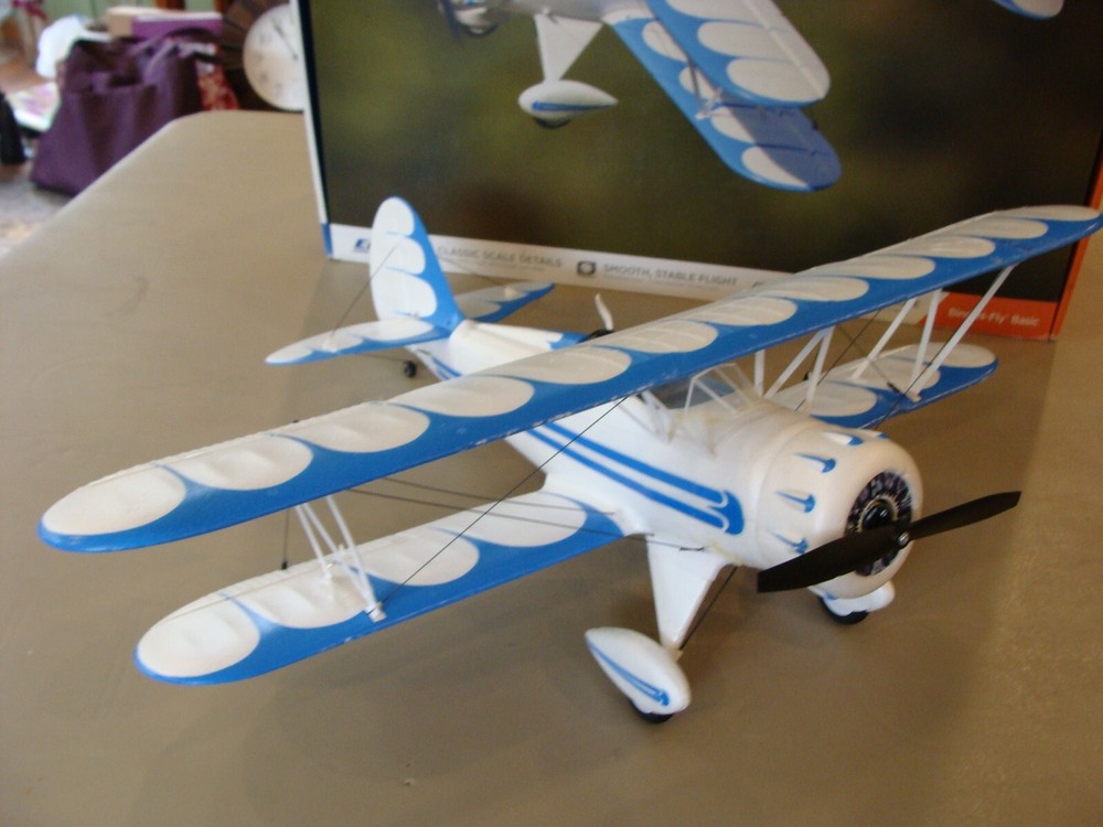 E-flite UMX Waco BL BNF Basic Biplane AS3X® Stabilization RC Airplane EFLU5350