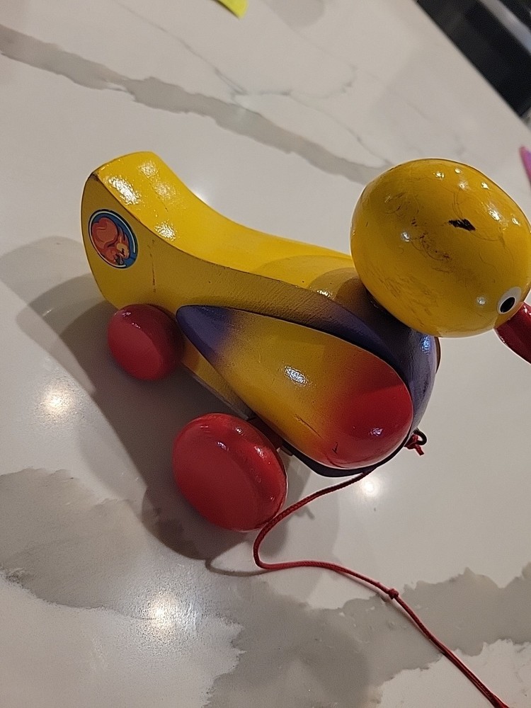 Wooden Toy Pull Duck