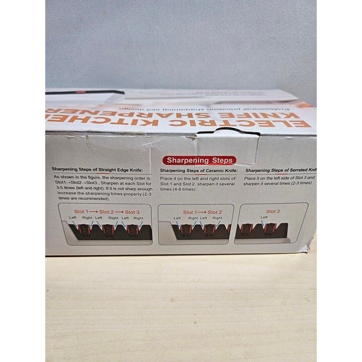 Electric Knife Sharpener- 3-Stage