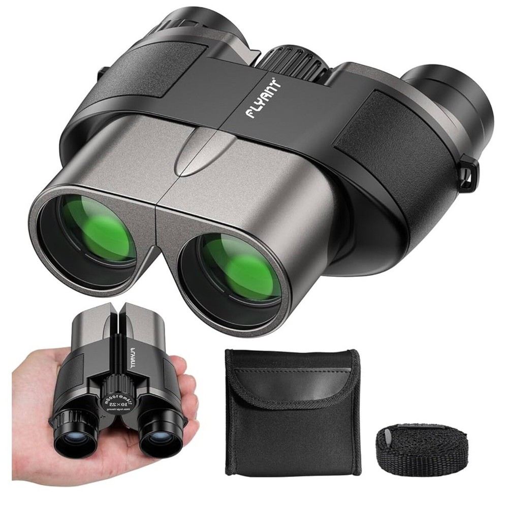 12X25 High Powered Binoculars for Adults, Compact Binoculars Clear Low Light