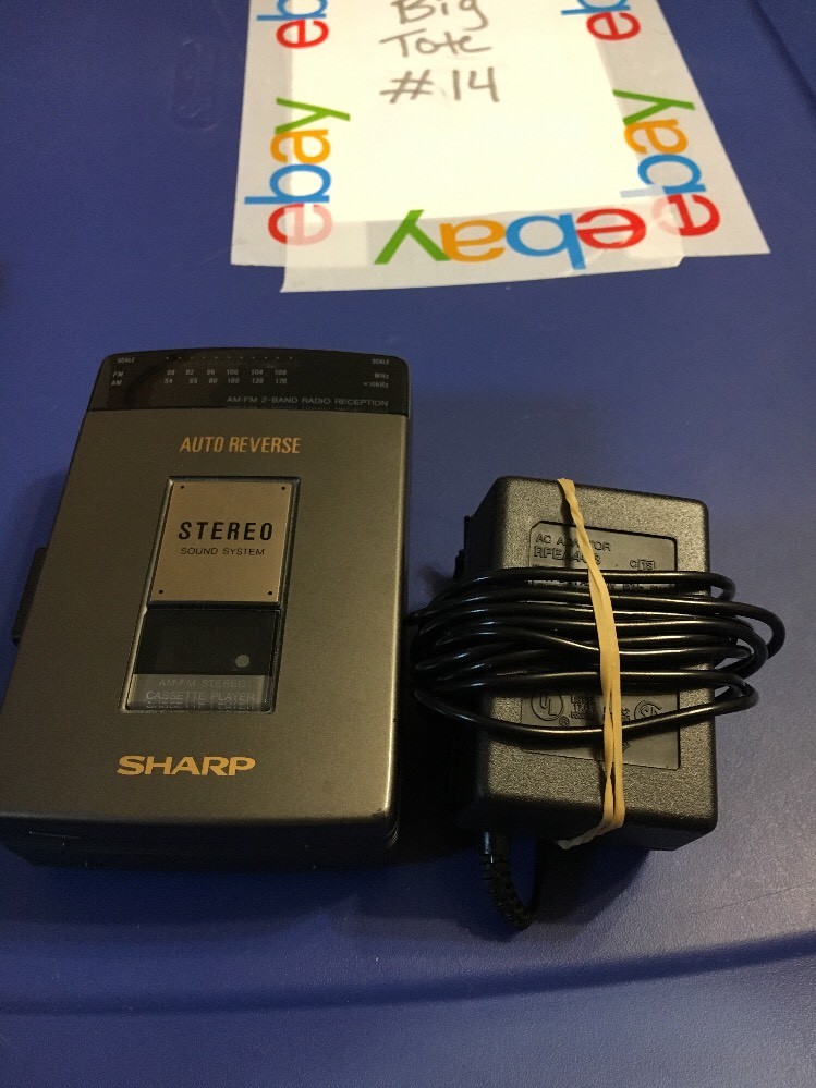 Auto Revers Cassette Player Sharp Model JC-510(GY)