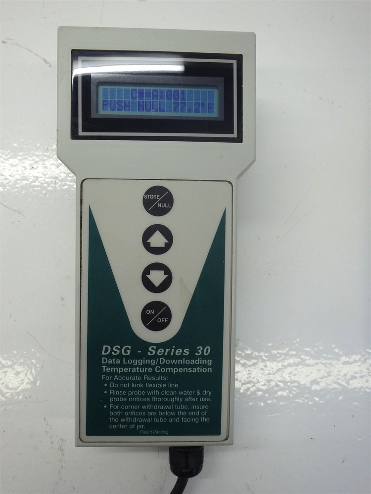 DSG Series 30 Data Logging Downloading Temperature Compensation