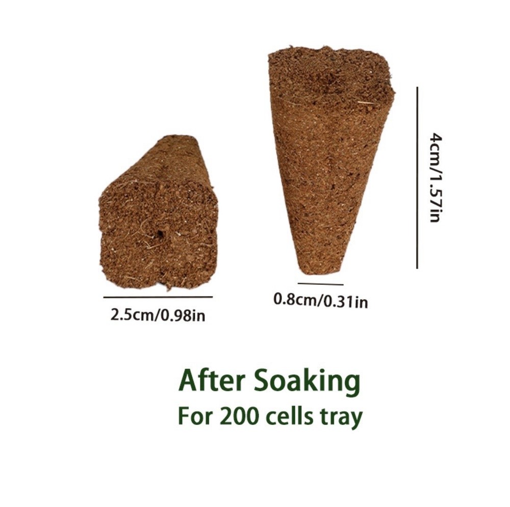 Rootpower Coco Coir Cubes Hydroponics Seeding Cutting Cloning 200 cell.