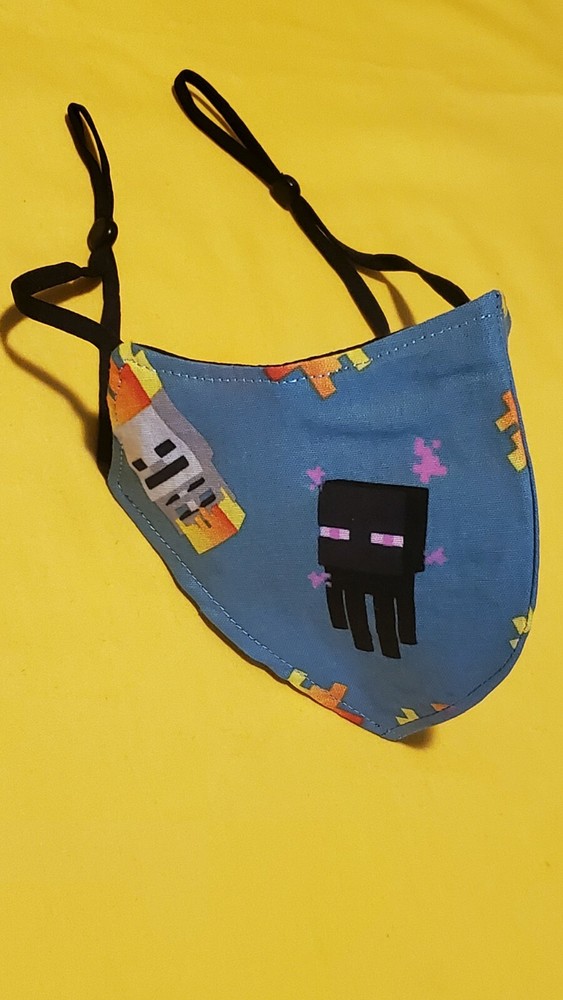 Handmade Kids Enderman Adjustable Face Mask