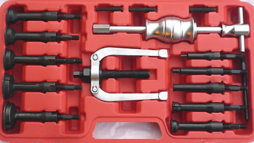 16PC BLIND HOLE PILOT BEARING PULLER INTERNAL EXTRACTOR REMOVAL SLIDE HAMMER SET