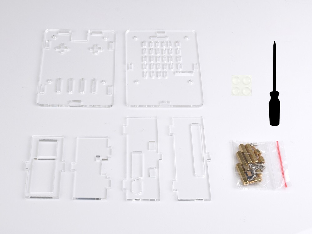 Waveshare Clear Acrylic Case for Raspberry Pi 5 installing Active Cooler