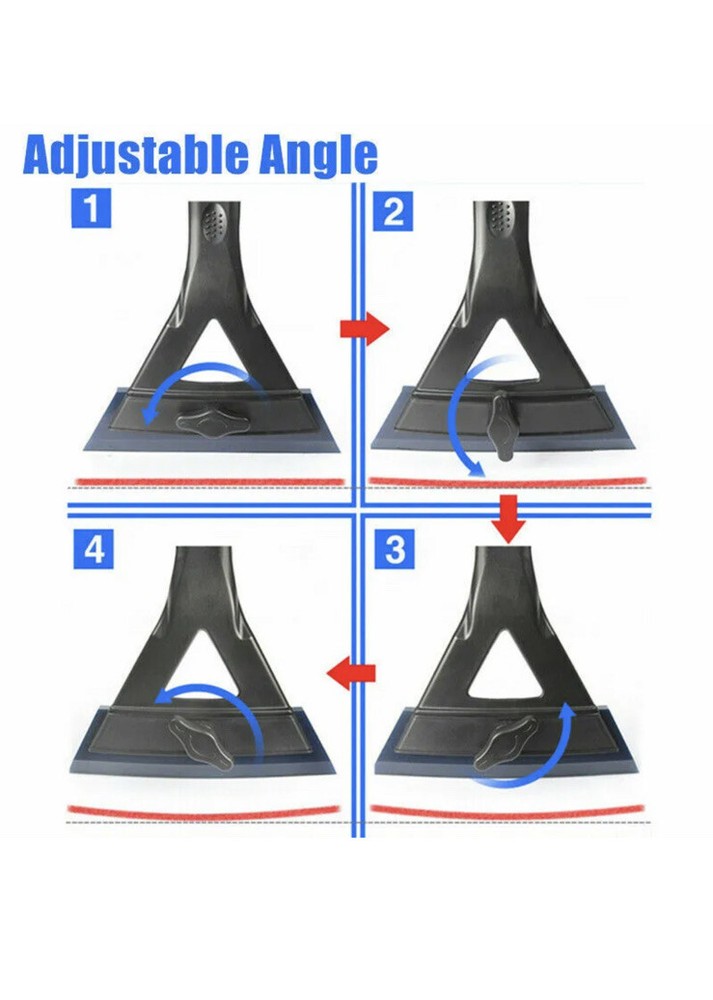 Adjustable Angle Autos Ice Scraper for Windshield Snow/frost Remover 2