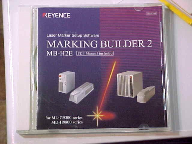 KEYENCE MARKING BUILDER 2 MB-H2E SOFTWARE  SD
