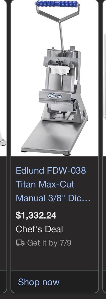 Edlund FDW-038 TITAN MAX-CUT