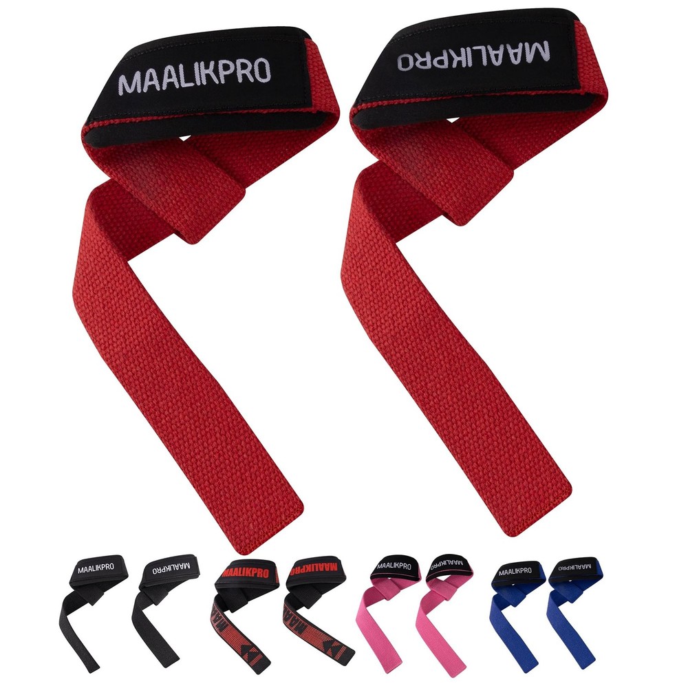 Weight Lifting Straps | Wrist Lifting Strap Red