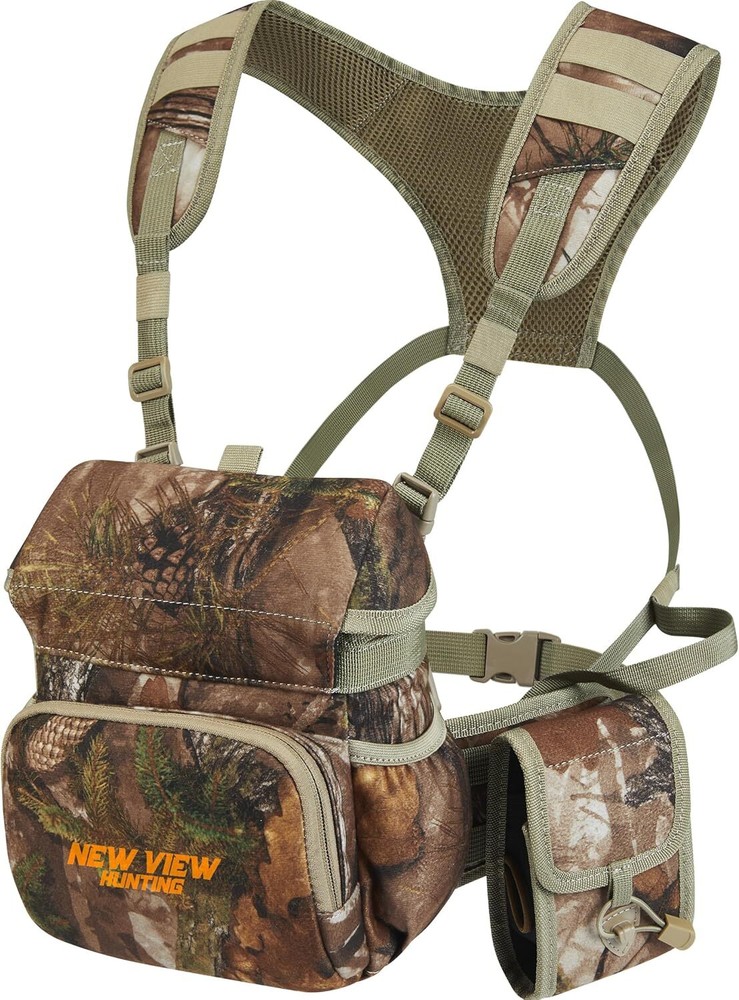 Binocular Harness Chest Pack with Detachable Rangefinder Pouch