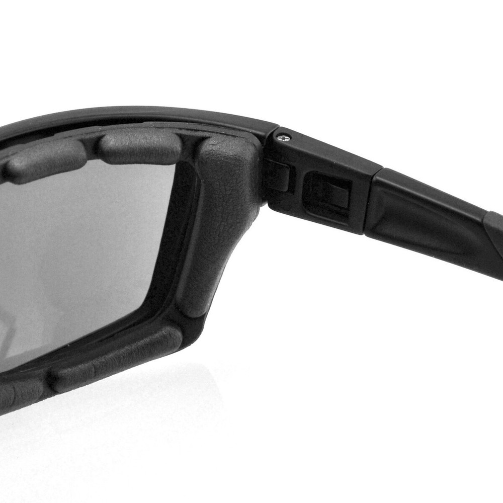 Bobster® Trident Matte Black Frame Polarized Smoked-Amber-Clear