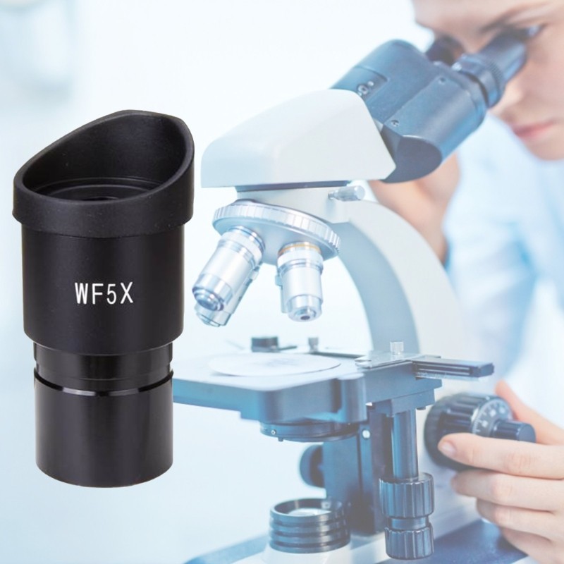 Professional Ocular Lens Standard Widefields Eyepiece with Scale for Microscope