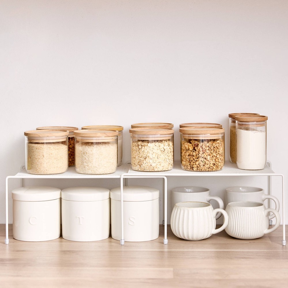 2x EzyStorage Nesting Storage Shelf - 2 Set