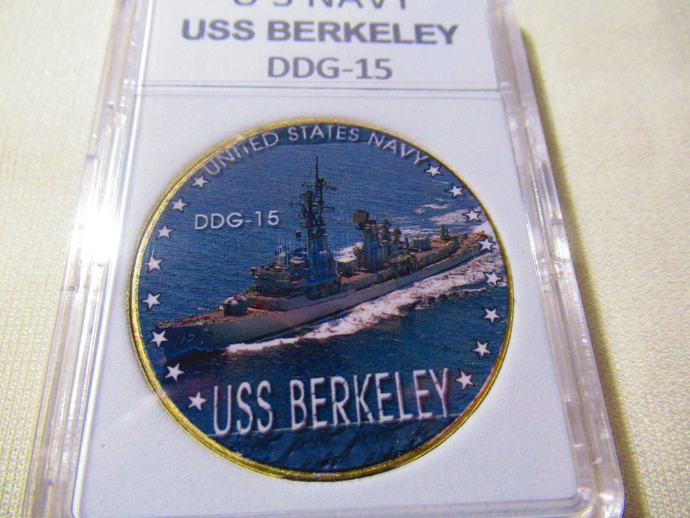 US NAVY - USS BERKELEY (DDG-15) Challenge Coin