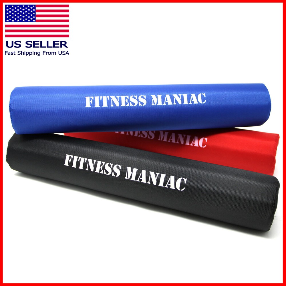 Barbell Squat Pad Lunges Hip Thrusts Neck Shoulder Protective Support Black Red