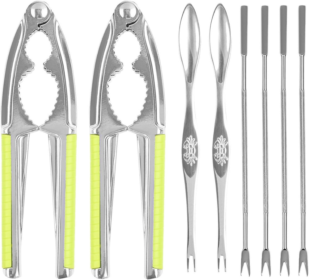 8 Pcs Nut Crackers for All Nuts Nutcracker Pecan Walnut Nut Crackers with Heavy