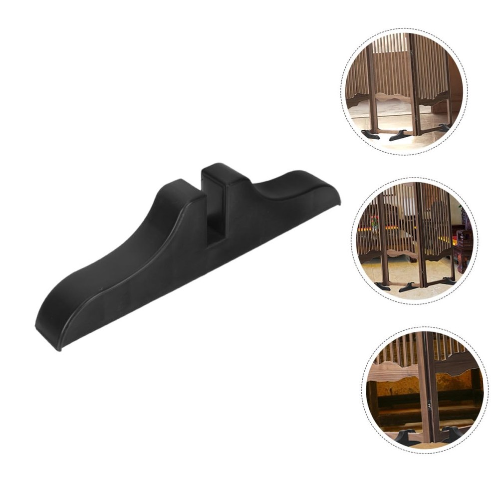 4 PCS Divider Stabilizer Feet Folding Screen Partition Base Support Clip Office