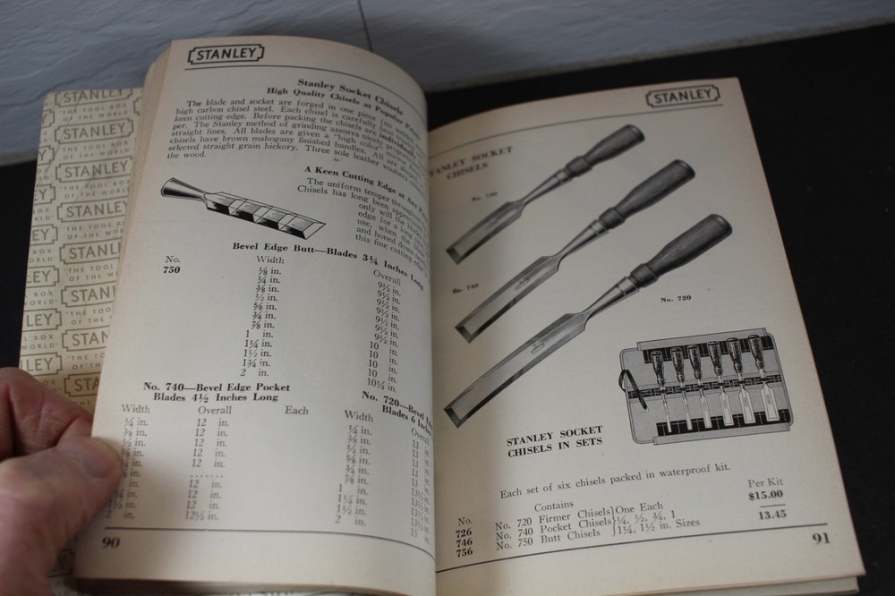 Stanley Tools No.34 Catalog from 1950
