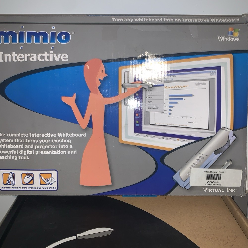 DYMO Mimio Bundle Learning Teaching View/Teach/Interactive/Pad Whiteboard Lamp