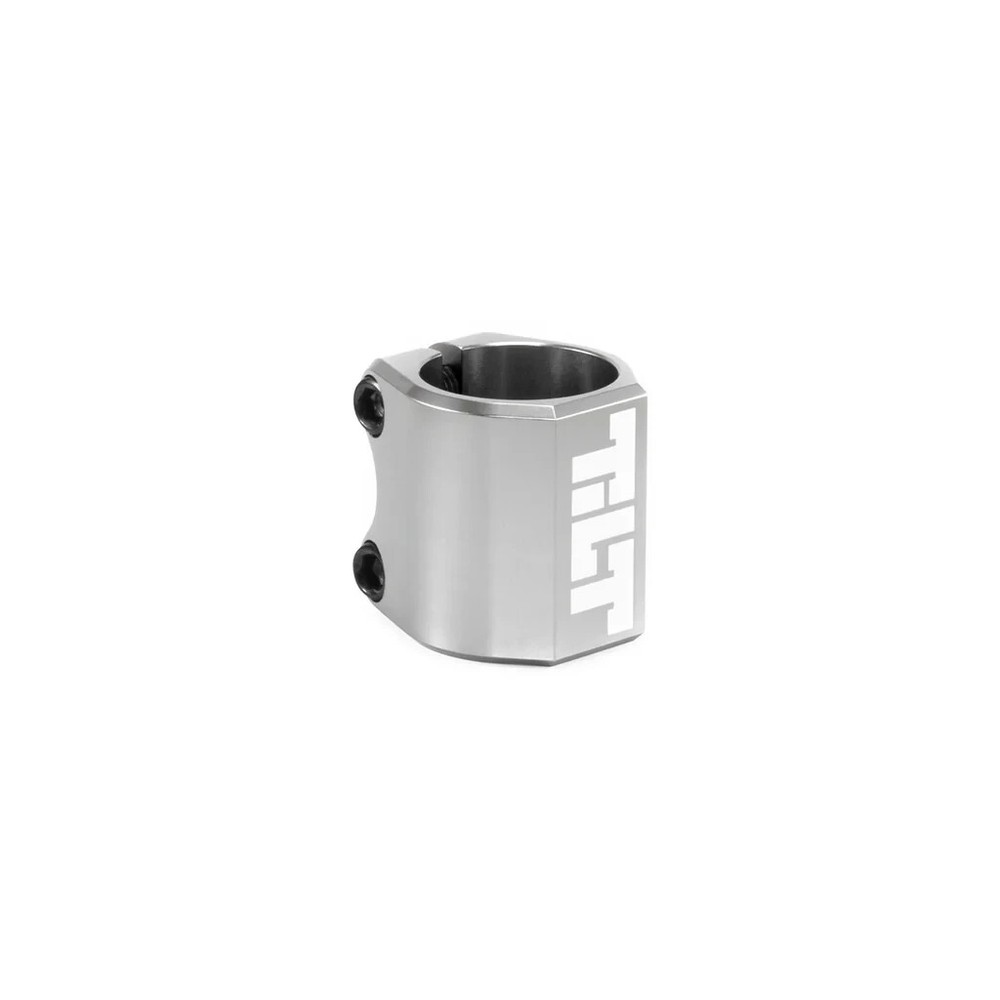 TILT CLASSIC DOUBLE SCOOTER CLAMP - DOUBLE CLAMP - SILVER