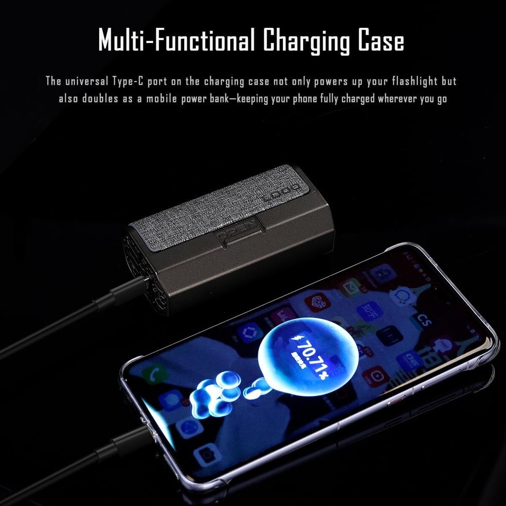 IMALENT LD00 Flashlight Charging Box for LD70 LD35 (Flashlight Not Included)