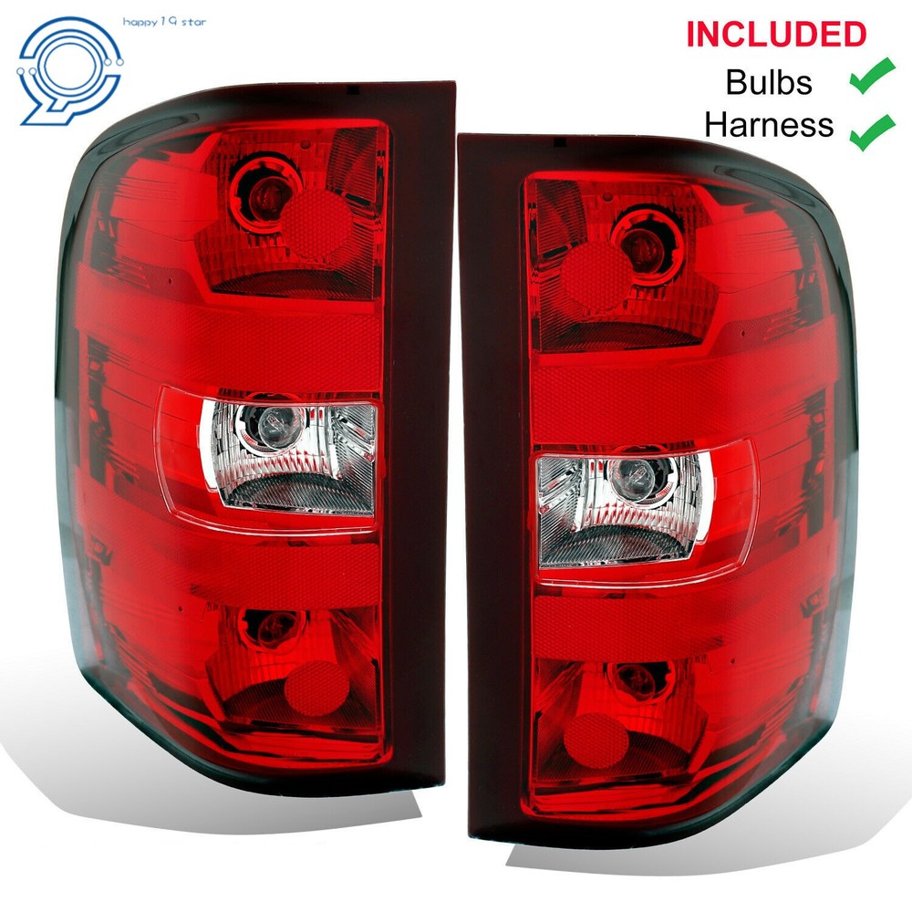 Rear Pair Tail Light For Chevy Silverado 1500 2500 HD 2007-2013 Lamps Left+Right