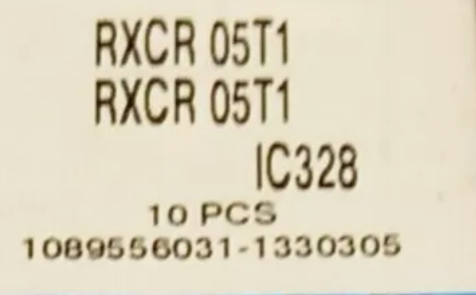 10 PCS  ORIGINAL  INSERTS    ‎‎‎‎RXCR 05T1 IC328