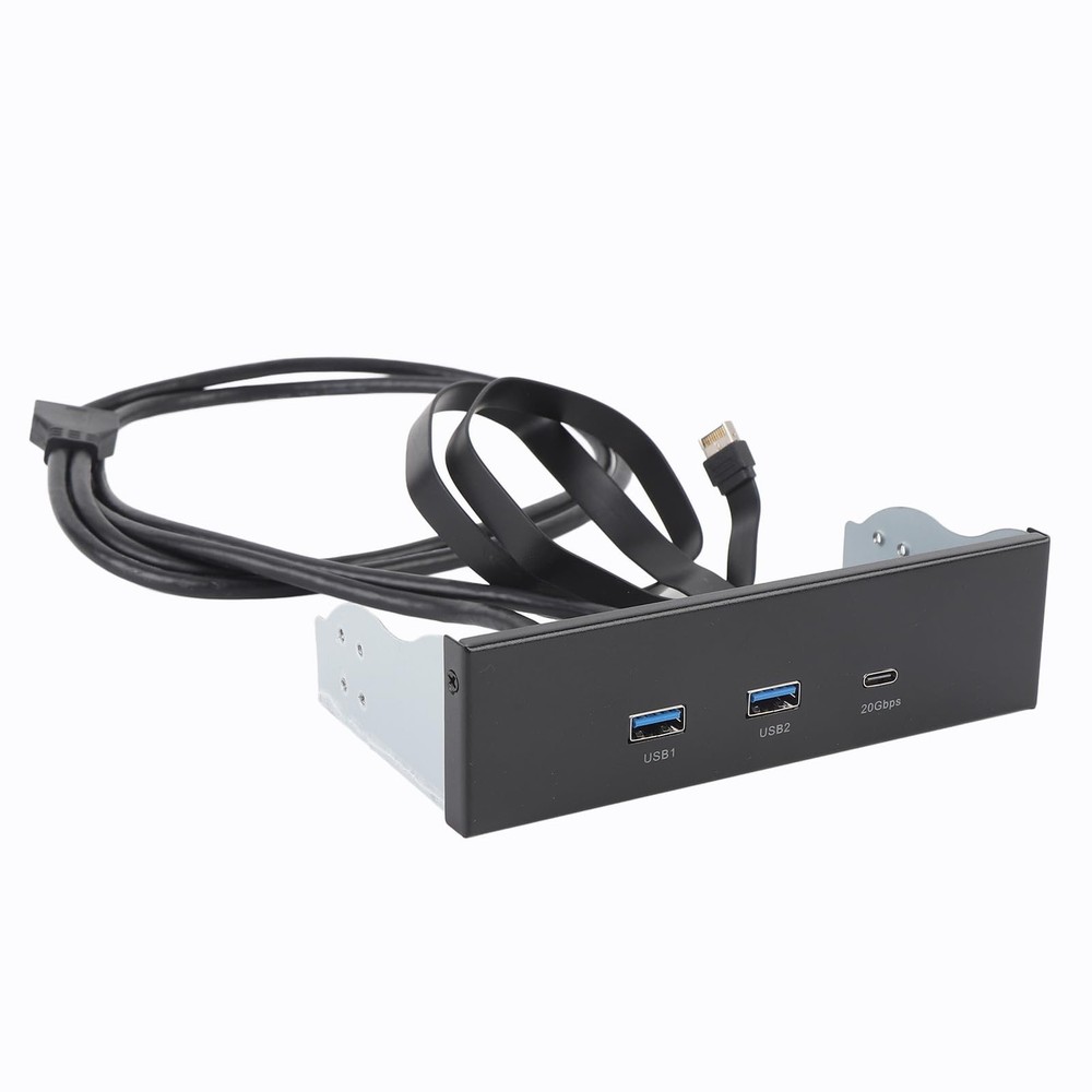 5.25 Inch Front Panel USB Hub 20Gbps Type C Gen 2x2 USB A Type E 19 Pin
