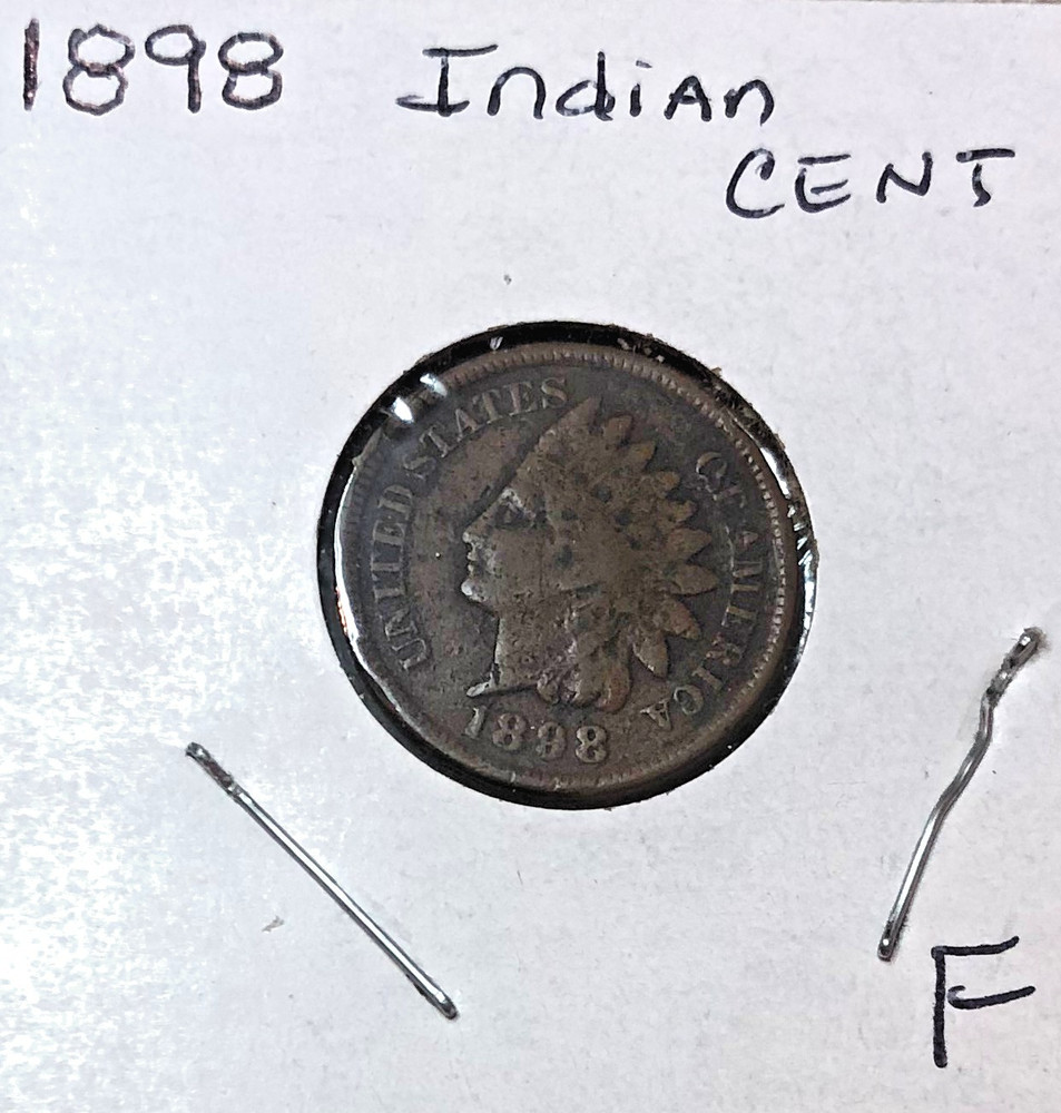 1898 Indian Cent, F