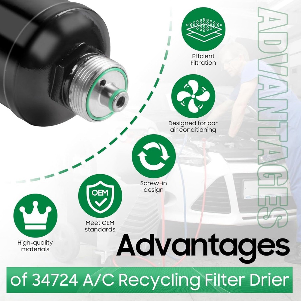 Spin-On Drier Filter Component Unit 34724 For Robinair Recovery Machine 342000