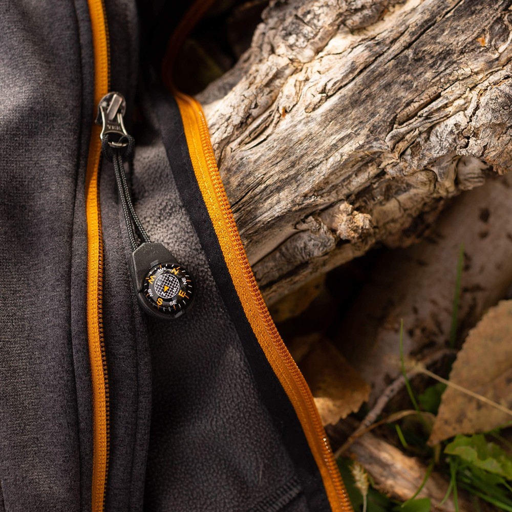 Sun Company ZiprComp - Micro Ball Compass with Lanyard | Zipper Pull Compass...