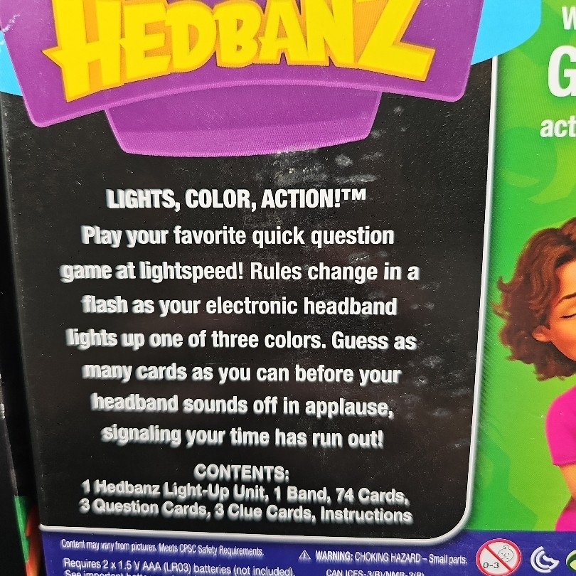 Headbands Lightspeed by Spin Master Games Party Game Electronic Interactive