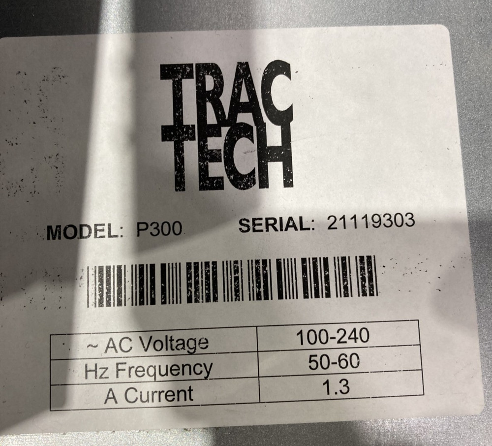 TracTech P300 Thermal RFID Printer/Encoder w/ Power Cord (As Is)