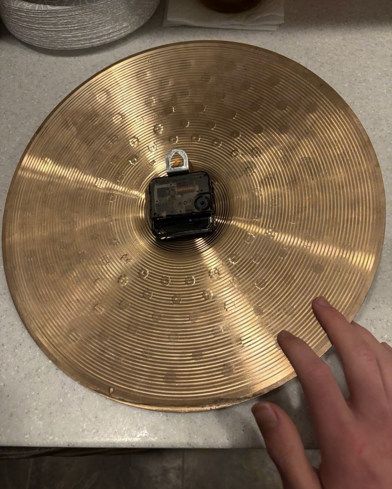 Zildjian Cymbol Clock