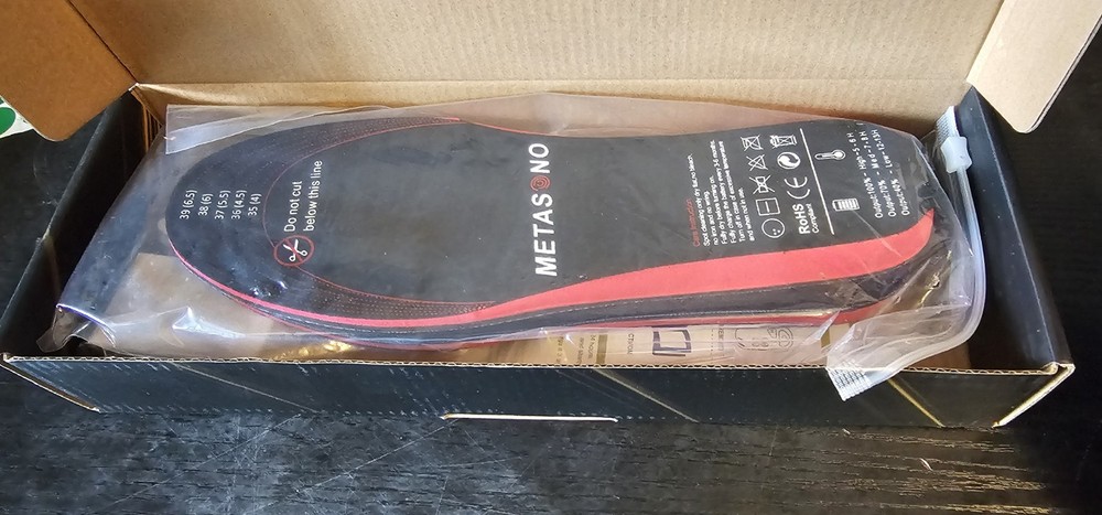 Heating Insoles Remote Control Size MEDIUM (5-8.5)