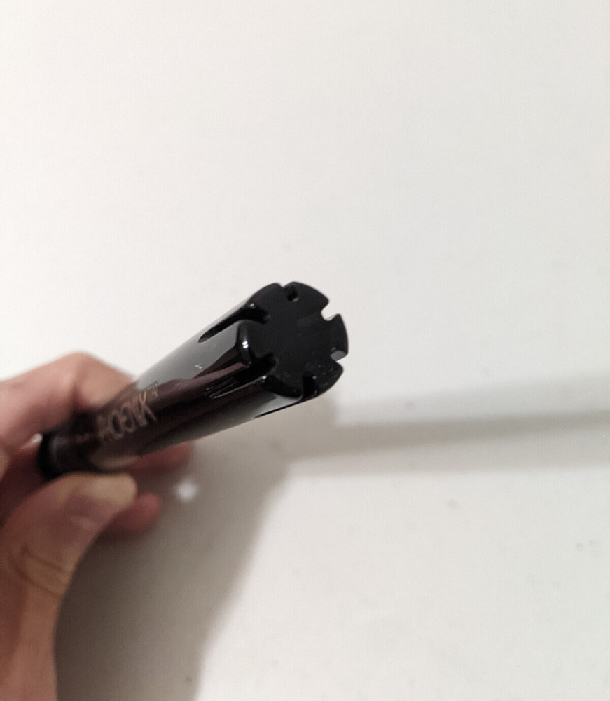 4" Inch 18mm/14mm Downstem Glass Slide Full Black MATRIX Perc Diffuser