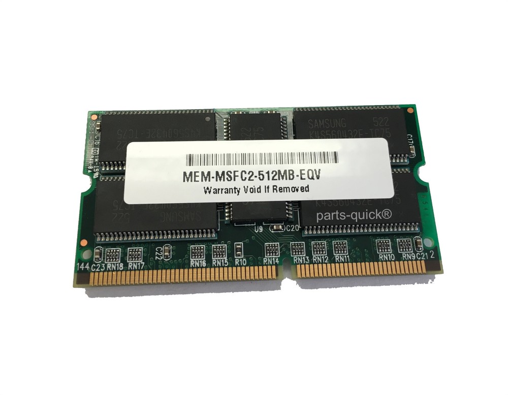 MEM-MSFC2-512MB 512MB Cisco Catalyst 6500 MSFC2 Memory
