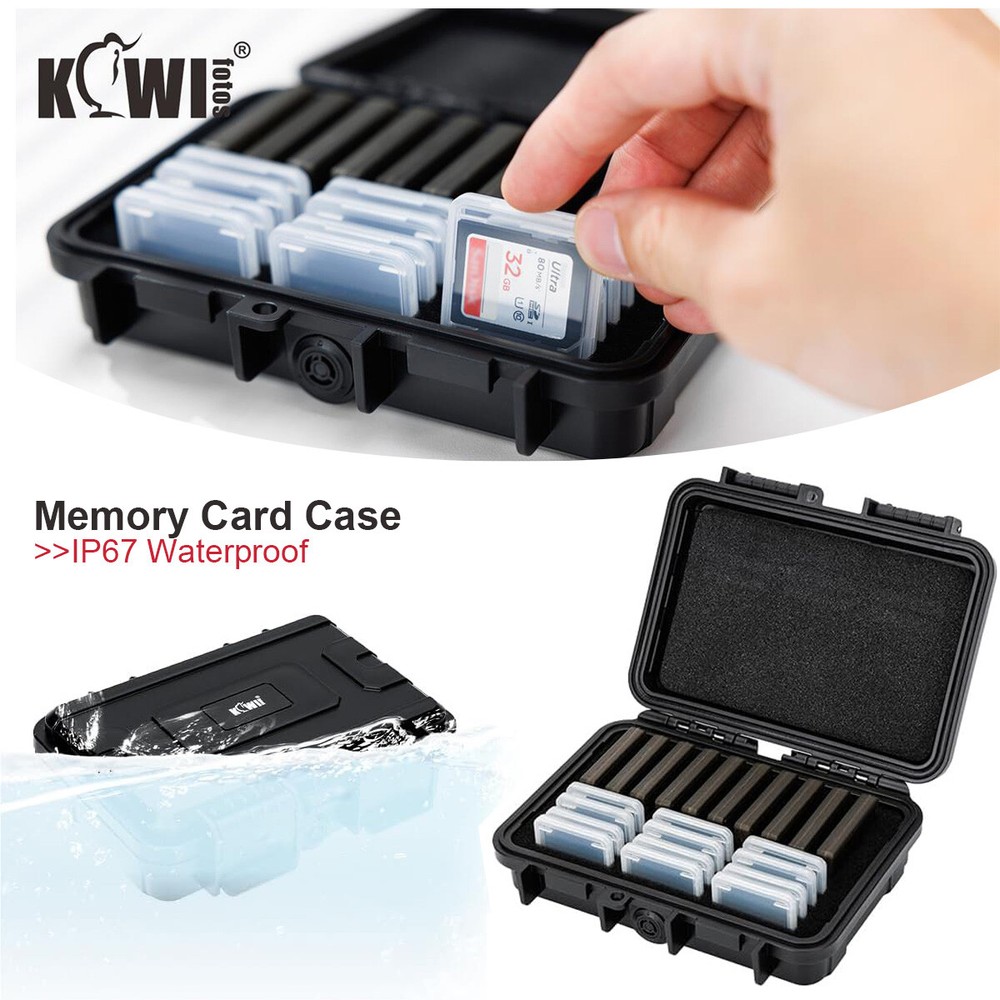 22 Slots Separate Memory Card Case  for SD SDHC SDXC CFexpress Type-B XQD Card