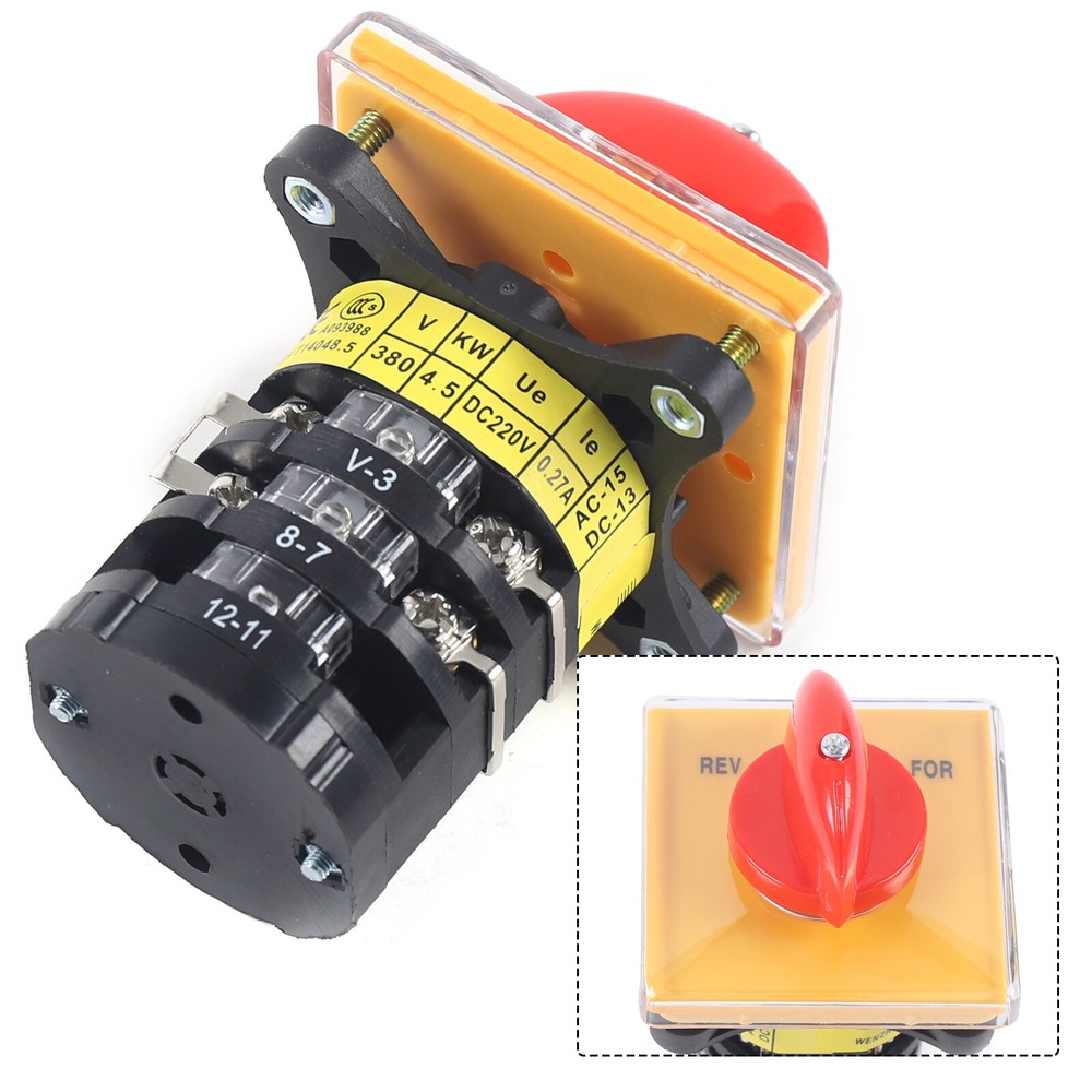 3 Phase Milling Machine Switch Forward and Reverse for Milling Machine Parts