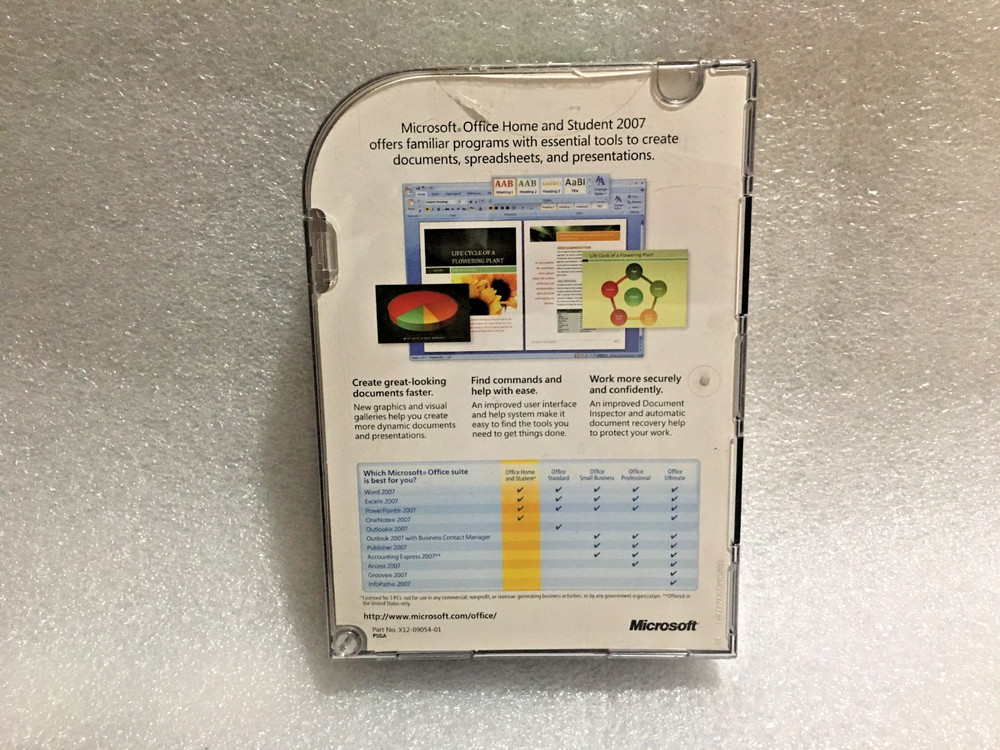 Microsoft Office Home and Student 2007 With Key