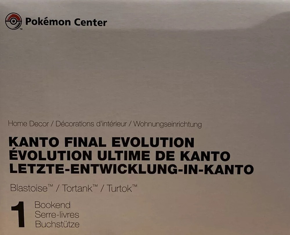 Blastoise Kanto Final Evolution Bookend