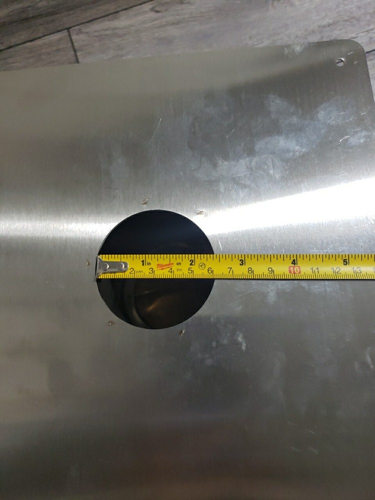 CAMPLUX 2.36'' Stainless Steel Wall Thimble for Indoor Gas Water Heater WT236