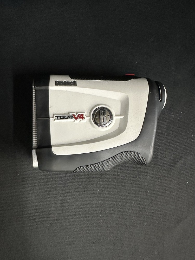 Bushnell Tour V4 Golf Rangefinder Black White