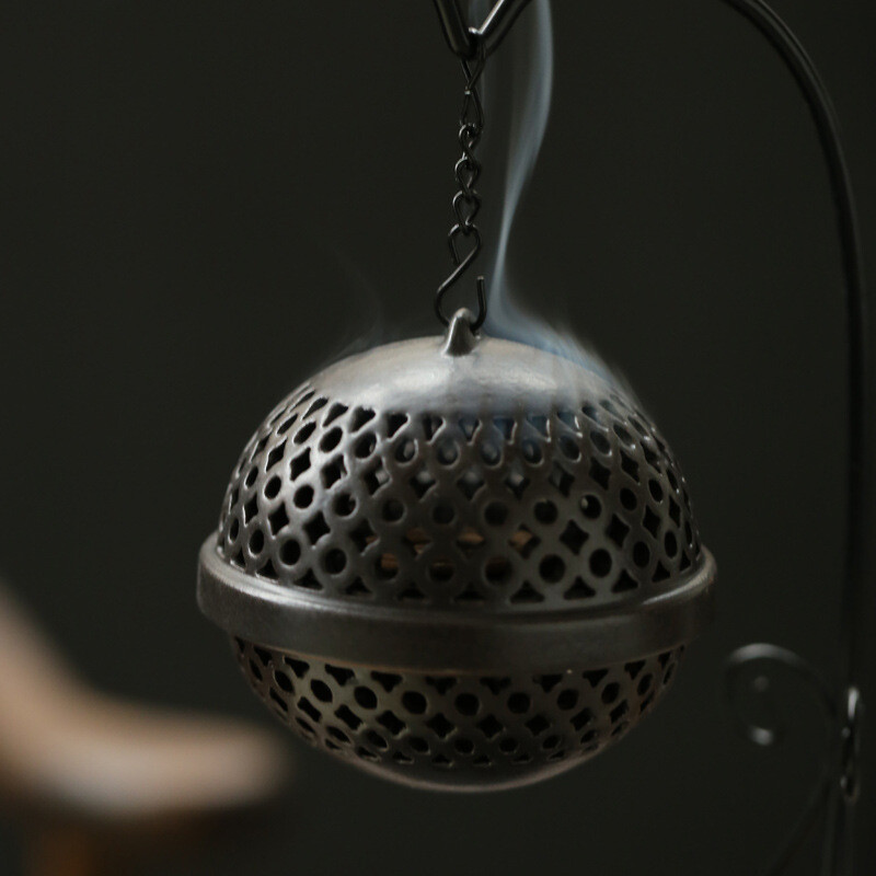 Creative Retro Iron Frame Incense Burner Backflow Incense Burner Holder