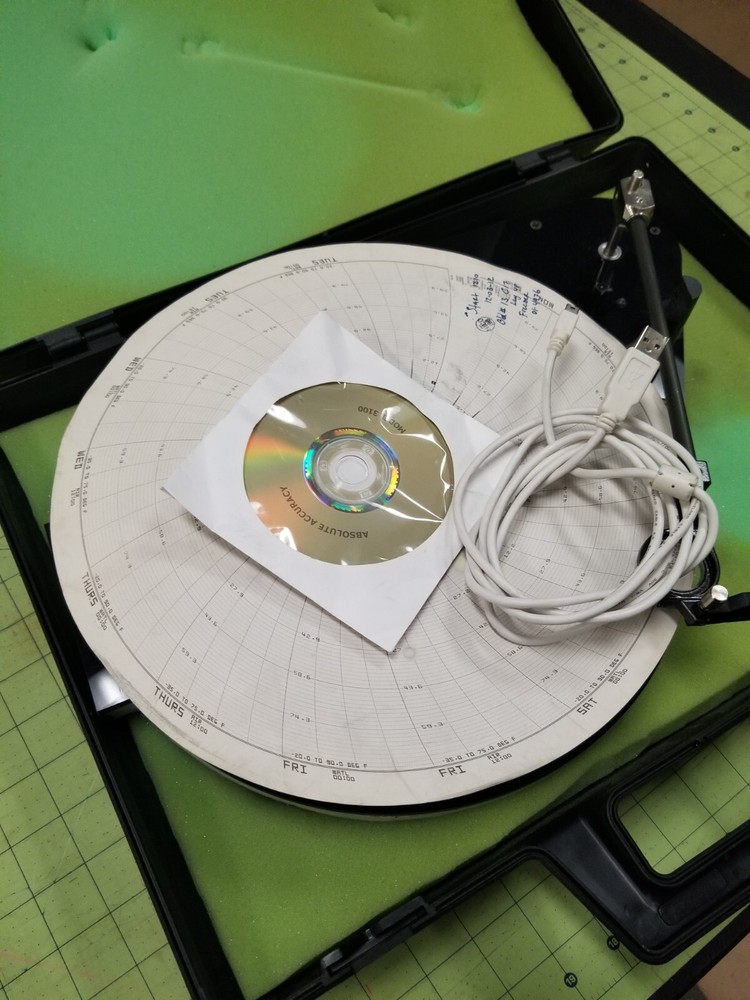 Circular Chart Recorder Reader  Absolute accuracy Model 3100 NIB
