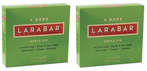 Larabar Apple Pie Fruit & Nut Food Bar 2 Box Pack