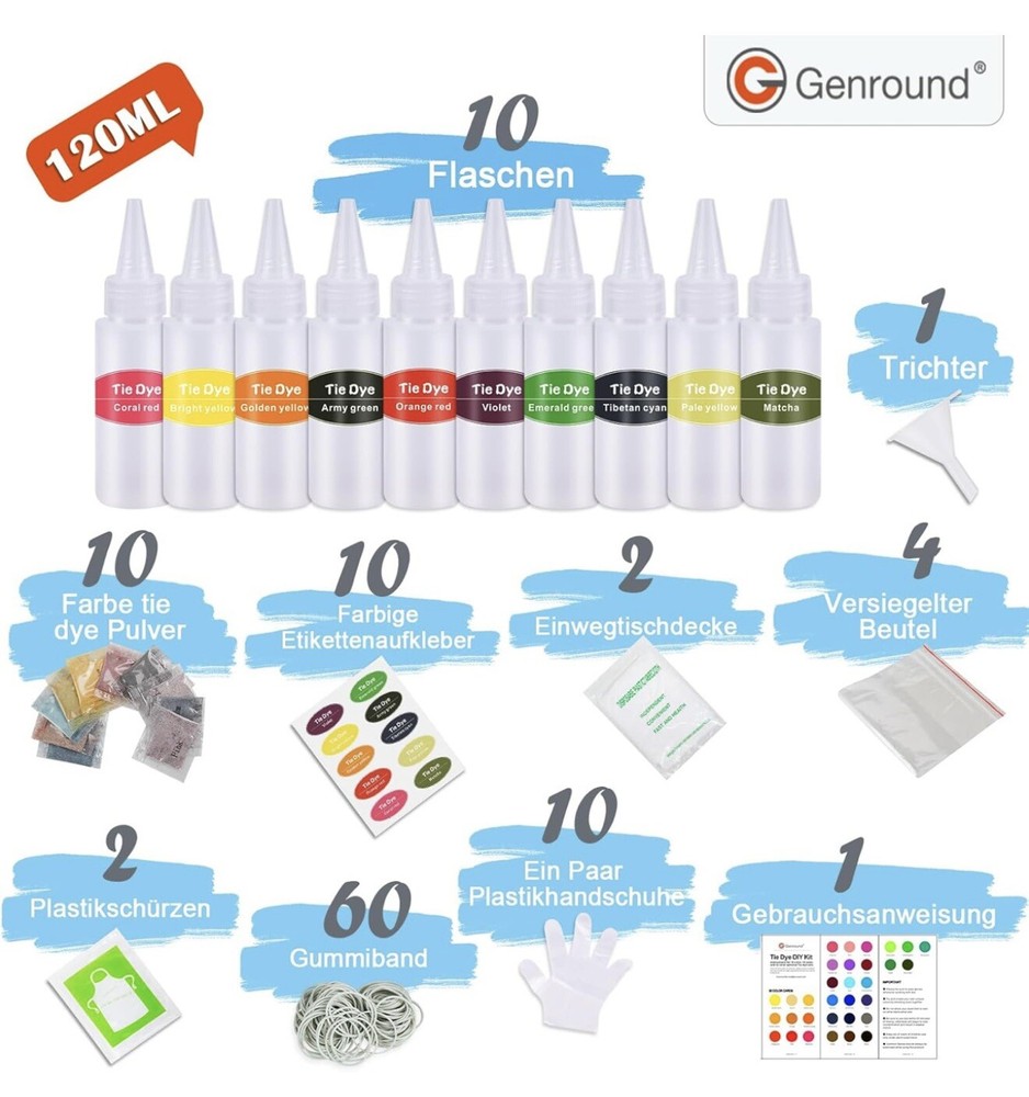 Tie Dye DIY Kit