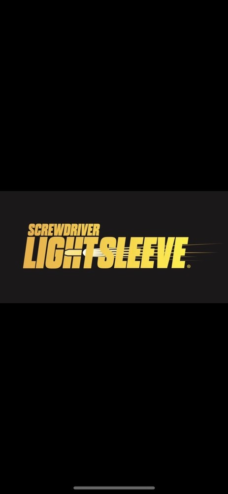 Screwdriver LightSleeve Flashlight Attachment for YOUR Screwdriver